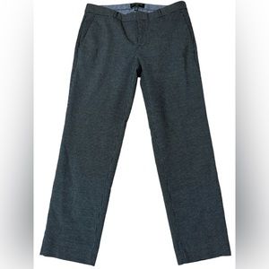 BANANA REPUBLIC Women's Avery Straight Fit Ankle Pants Black w/Polka Dots Size 4